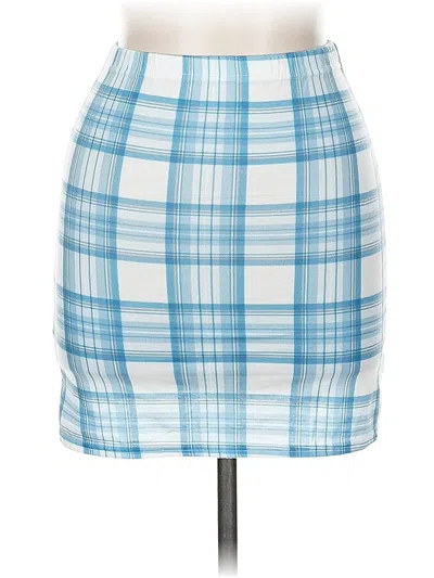 Pre-owned Prettylittlething Casual Skirt In Blue
