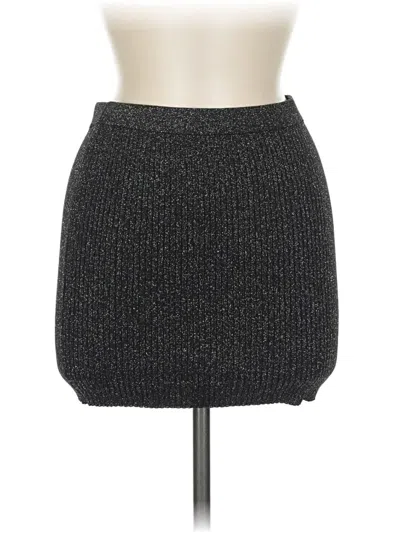 Pre-owned Prettylittlething Casual Skirt In Gray