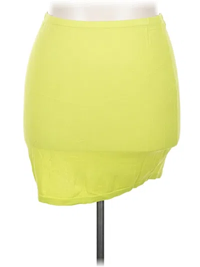 Pre-owned Prettylittlething Casual Skirt In Green