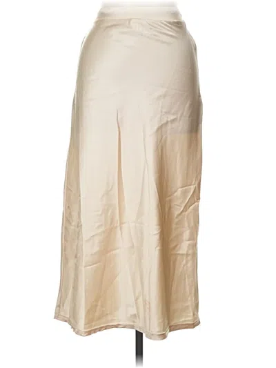 Pre-owned Prettylittlething Casual Skirt In Ivory