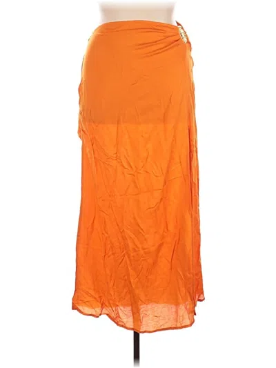 Prettylittlething Casual Skirt In Orange