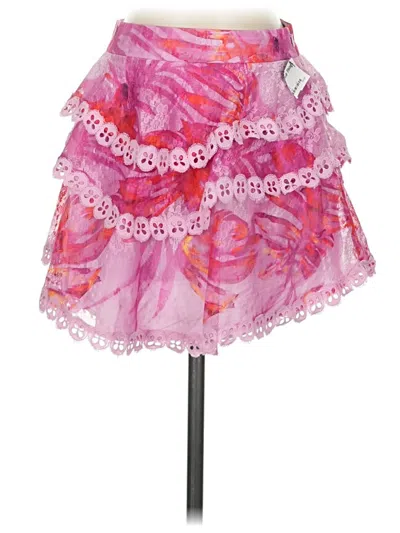 Pre-owned Prettylittlething Casual Skirt In Pink