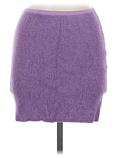 Pre-owned Prettylittlething Casual Skirt In Purple