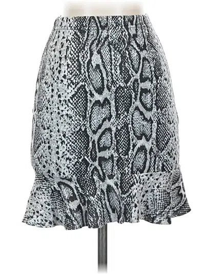 Pre-owned Prettylittlething Casual Skirt In Silver