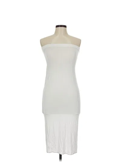 Prettylittlething Casual Skirt In White