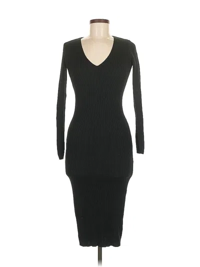 Pre-owned Prettylittlething Cocktail Dress In Black