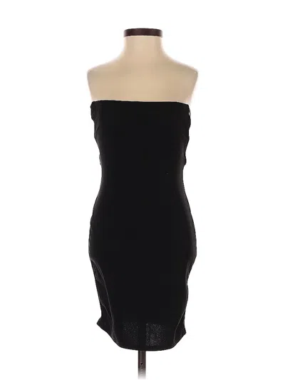 Pre-owned Prettylittlething Cocktail Dress In Black