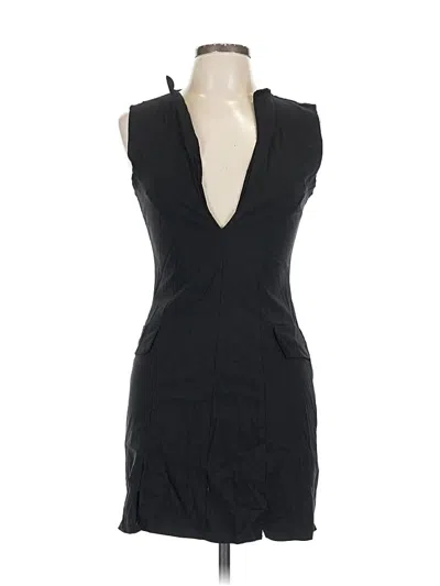 Pre-owned Prettylittlething Cocktail Dress In Black