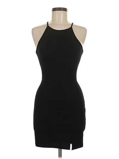 Pre-owned Prettylittlething Cocktail Dress In Black