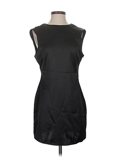 Pre-owned Prettylittlething Cocktail Dress In Black