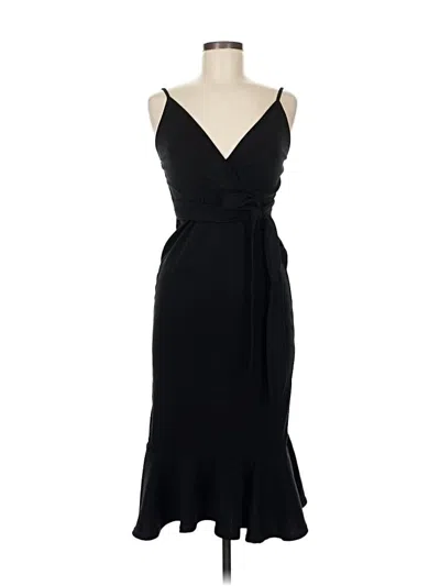 Pre-owned Prettylittlething Cocktail Dress In Black
