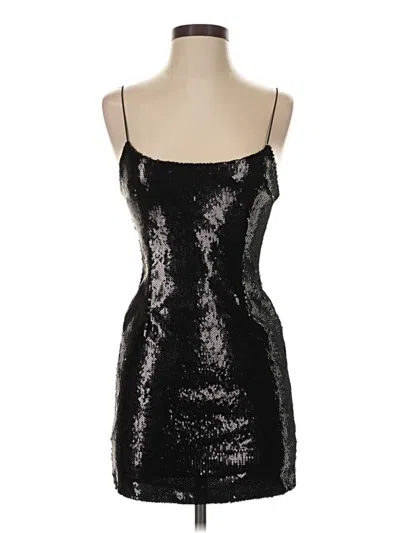 Pre-owned Prettylittlething Cocktail Dress In Black