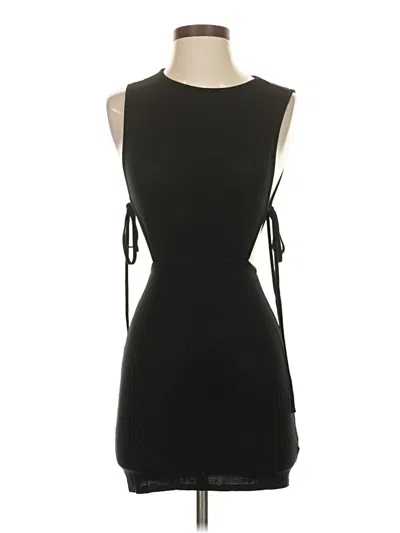 Pre-owned Prettylittlething Cocktail Dress In Black