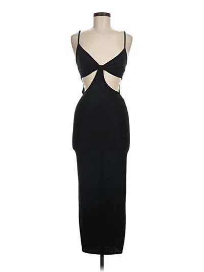 Pre-owned Prettylittlething Cocktail Dress In Black