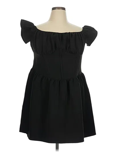 Prettylittlething Cocktail Dress In Black