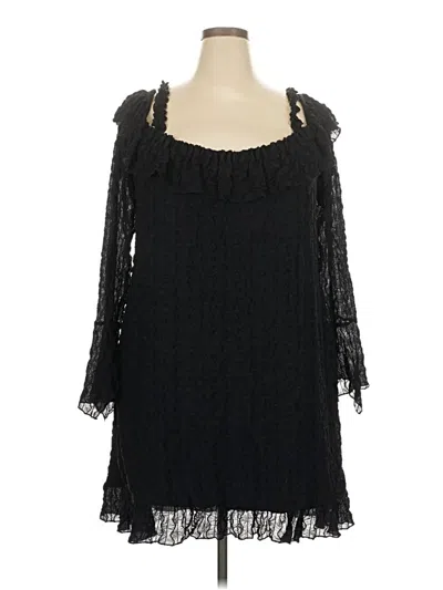 Pre-owned Prettylittlething Cocktail Dress In Black