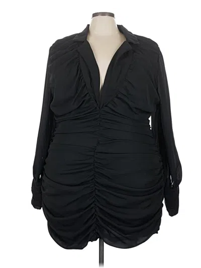 Pre-owned Prettylittlething Cocktail Dress In Black