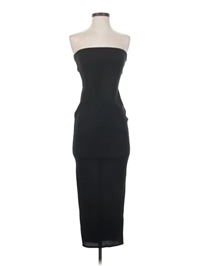 Pre-owned Prettylittlething Cocktail Dress In Black