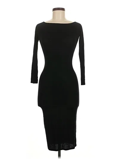 Pre-owned Prettylittlething Cocktail Dress In Black