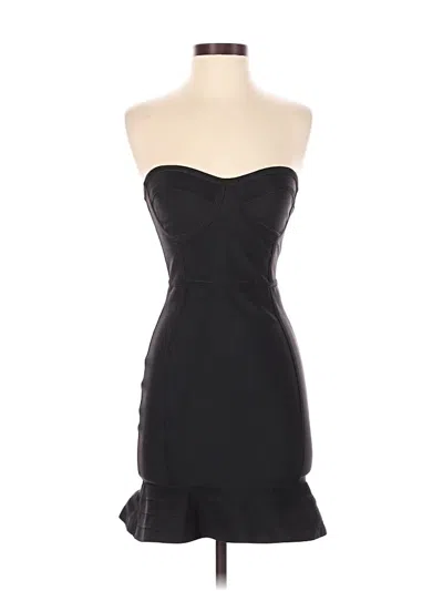Pre-owned Prettylittlething Cocktail Dress In Black