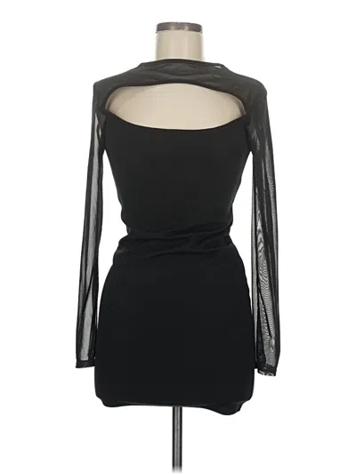 Pre-owned Prettylittlething Cocktail Dress In Black