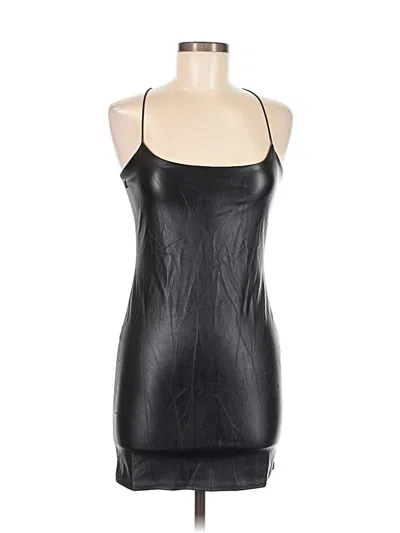 Pre-owned Prettylittlething Cocktail Dress In Black
