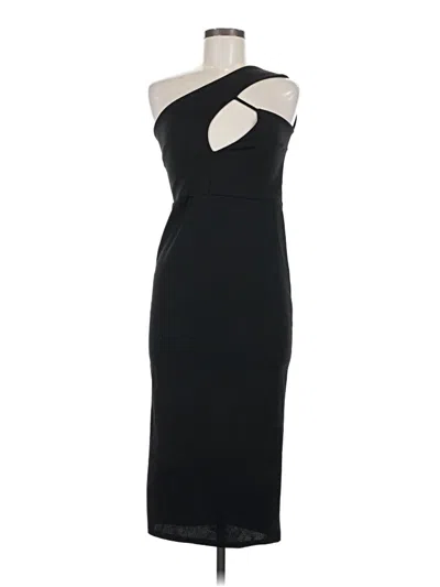 Pre-owned Prettylittlething Cocktail Dress In Black