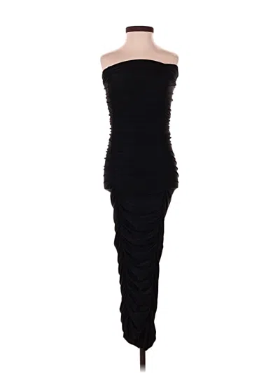 Pre-owned Prettylittlething Cocktail Dress In Black