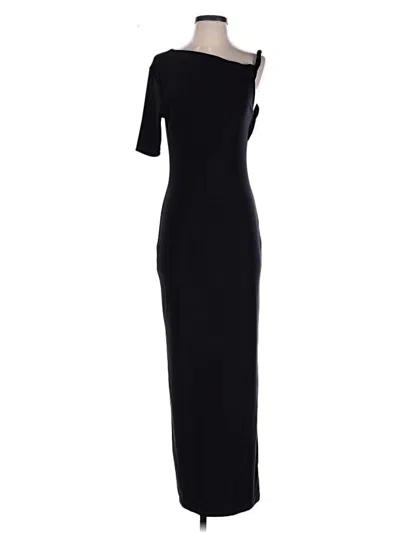 Pre-owned Prettylittlething Cocktail Dress In Black
