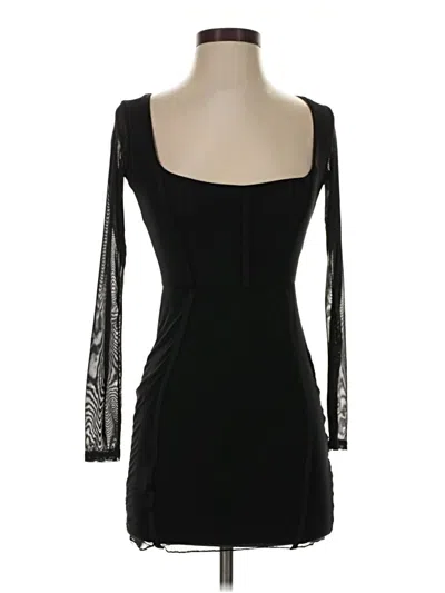 Pre-owned Prettylittlething Cocktail Dress In Black