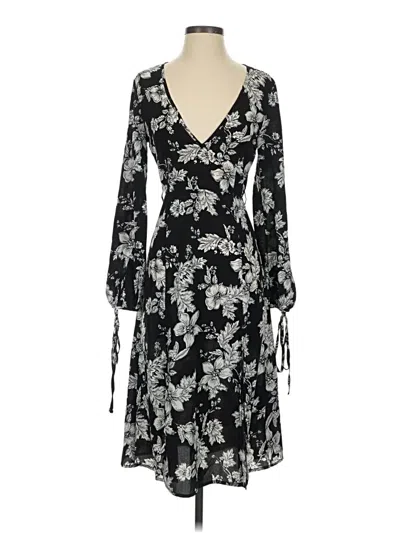 Pre-owned Prettylittlething Cocktail Dress In Black