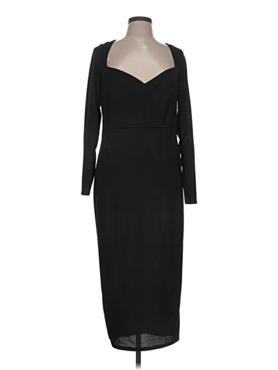 Prettylittlething Cocktail Dress In Black