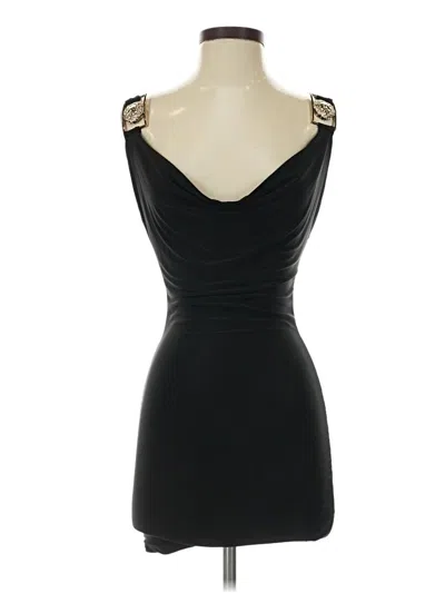 Pre-owned Prettylittlething Cocktail Dress In Black