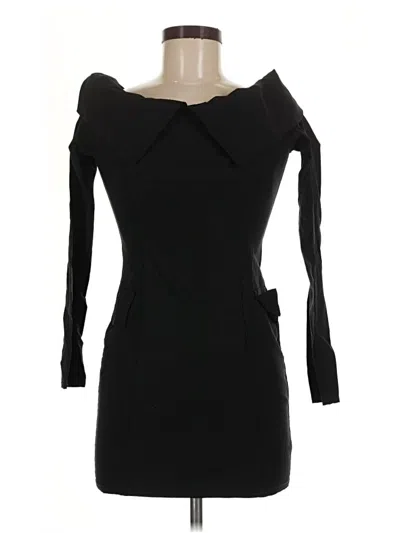 Pre-owned Prettylittlething Cocktail Dress In Black