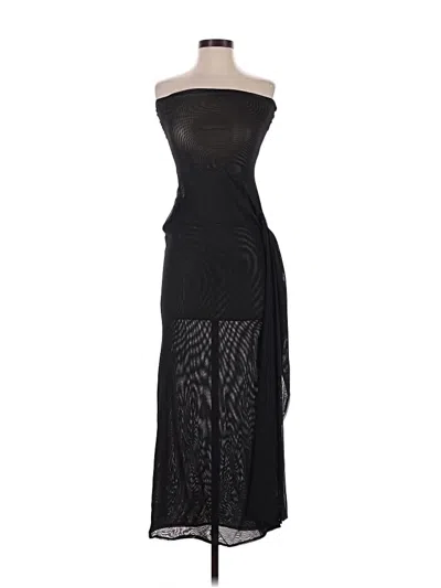 Pre-owned Prettylittlething Cocktail Dress In Black