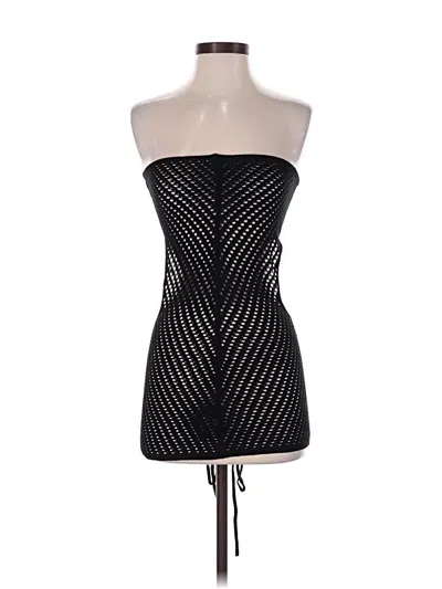 Pre-owned Prettylittlething Cocktail Dress In Black