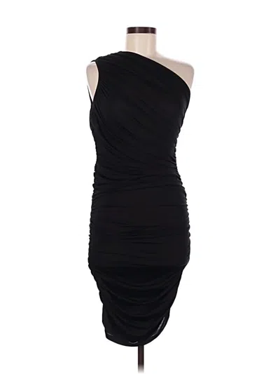 Pre-owned Prettylittlething Cocktail Dress In Black