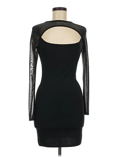 Pre-owned Prettylittlething Cocktail Dress In Black