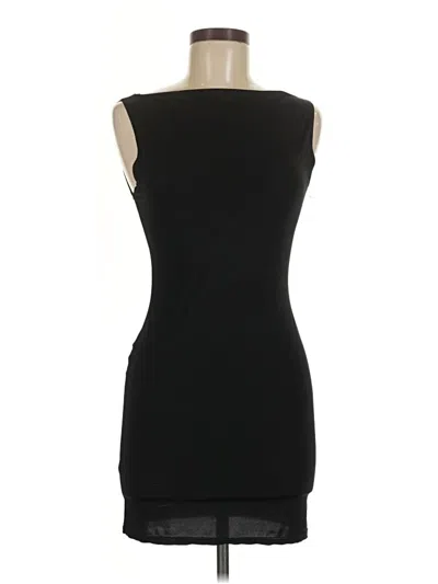 Pre-owned Prettylittlething Cocktail Dress In Black