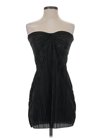 Pre-owned Prettylittlething Cocktail Dress In Black