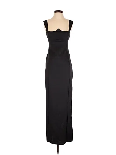 Pre-owned Prettylittlething Cocktail Dress In Black