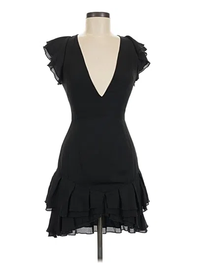 Pre-owned Prettylittlething Cocktail Dress In Black