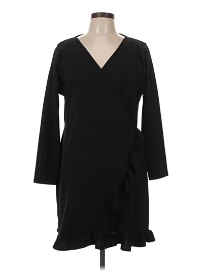 Pre-owned Prettylittlething Cocktail Dress In Black