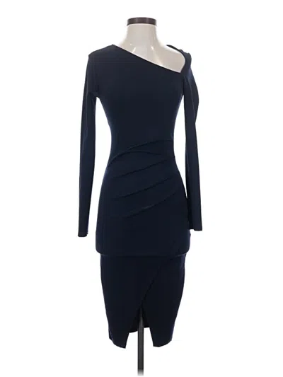 Pre-owned Prettylittlething Cocktail Dress In Blue