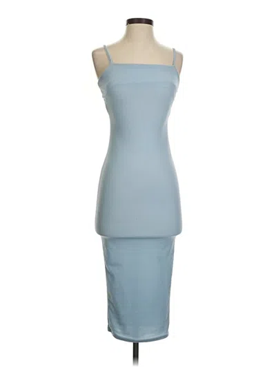 Pre-owned Prettylittlething Cocktail Dress In Blue