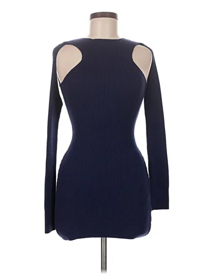Pre-owned Prettylittlething Cocktail Dress In Blue