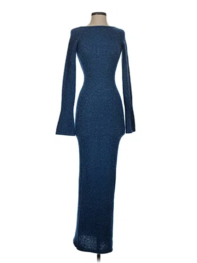 Pre-owned Prettylittlething Cocktail Dress In Blue