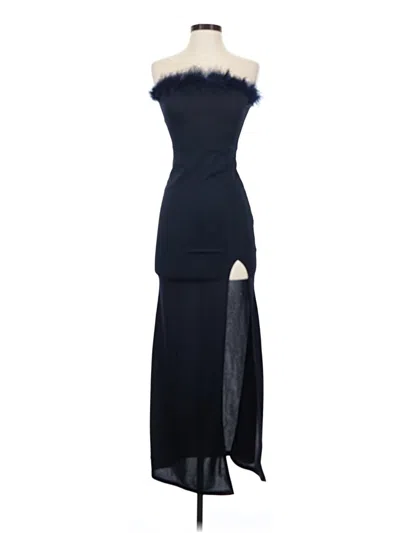 Pre-owned Prettylittlething Cocktail Dress In Blue