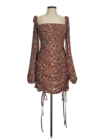 Prettylittlething Cocktail Dress In Brown