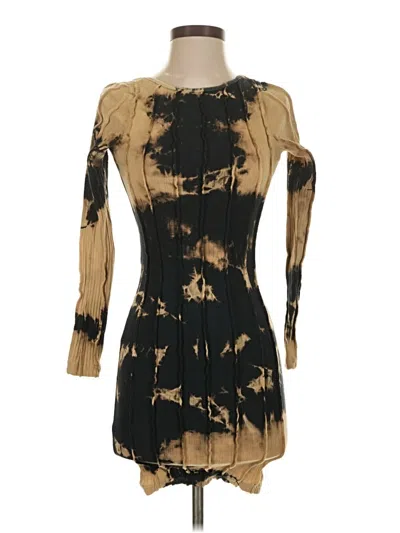 Pre-owned Prettylittlething Cocktail Dress In Gold